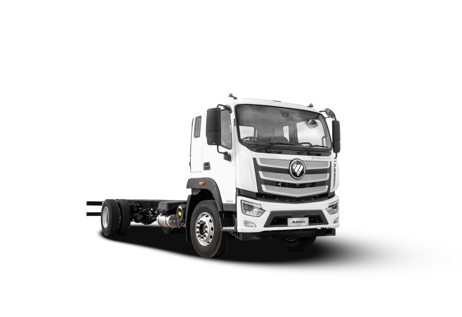 White Foton Auman 10 285 AMT exterior view