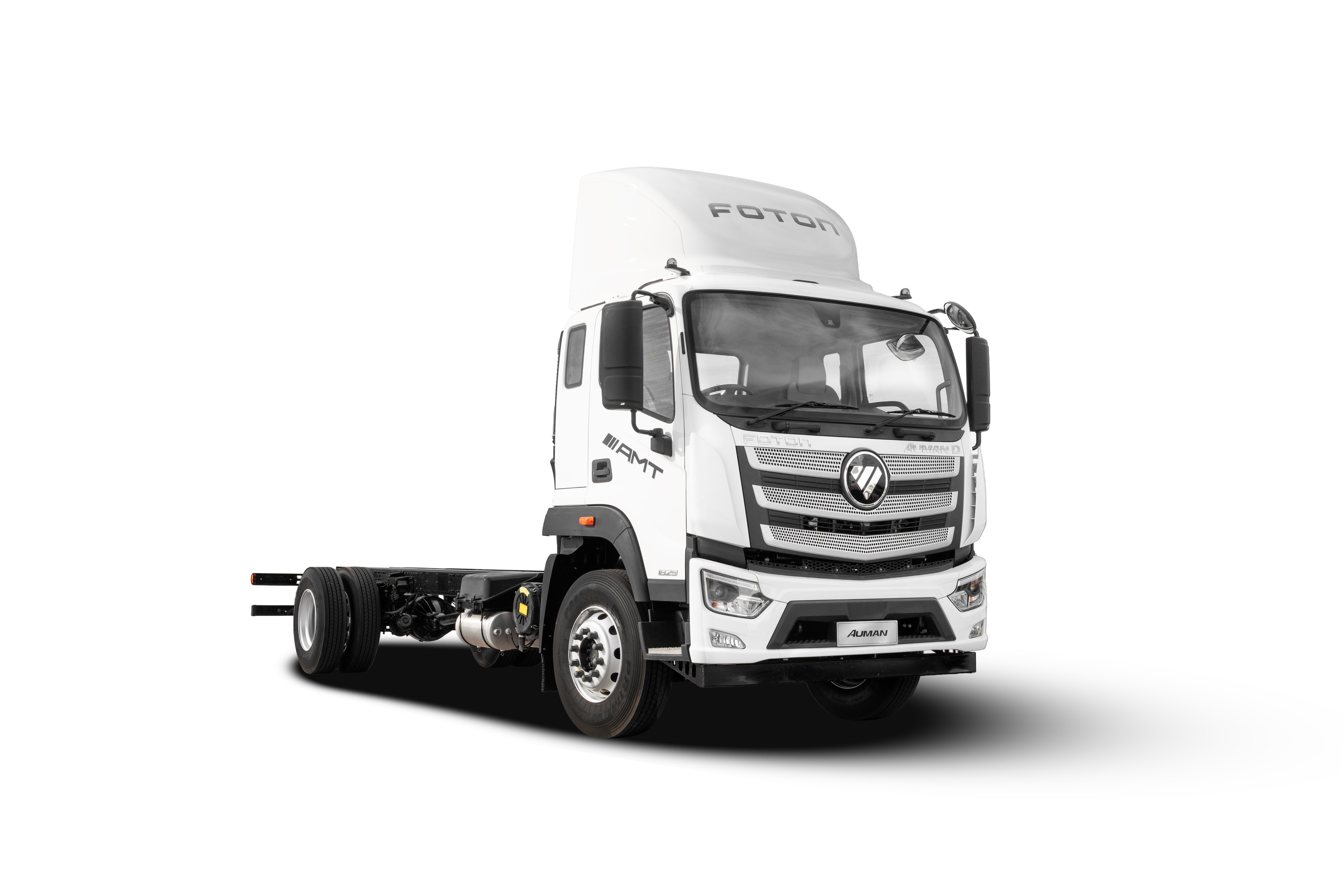 White Foton Auman 10 285 AMT exterior view