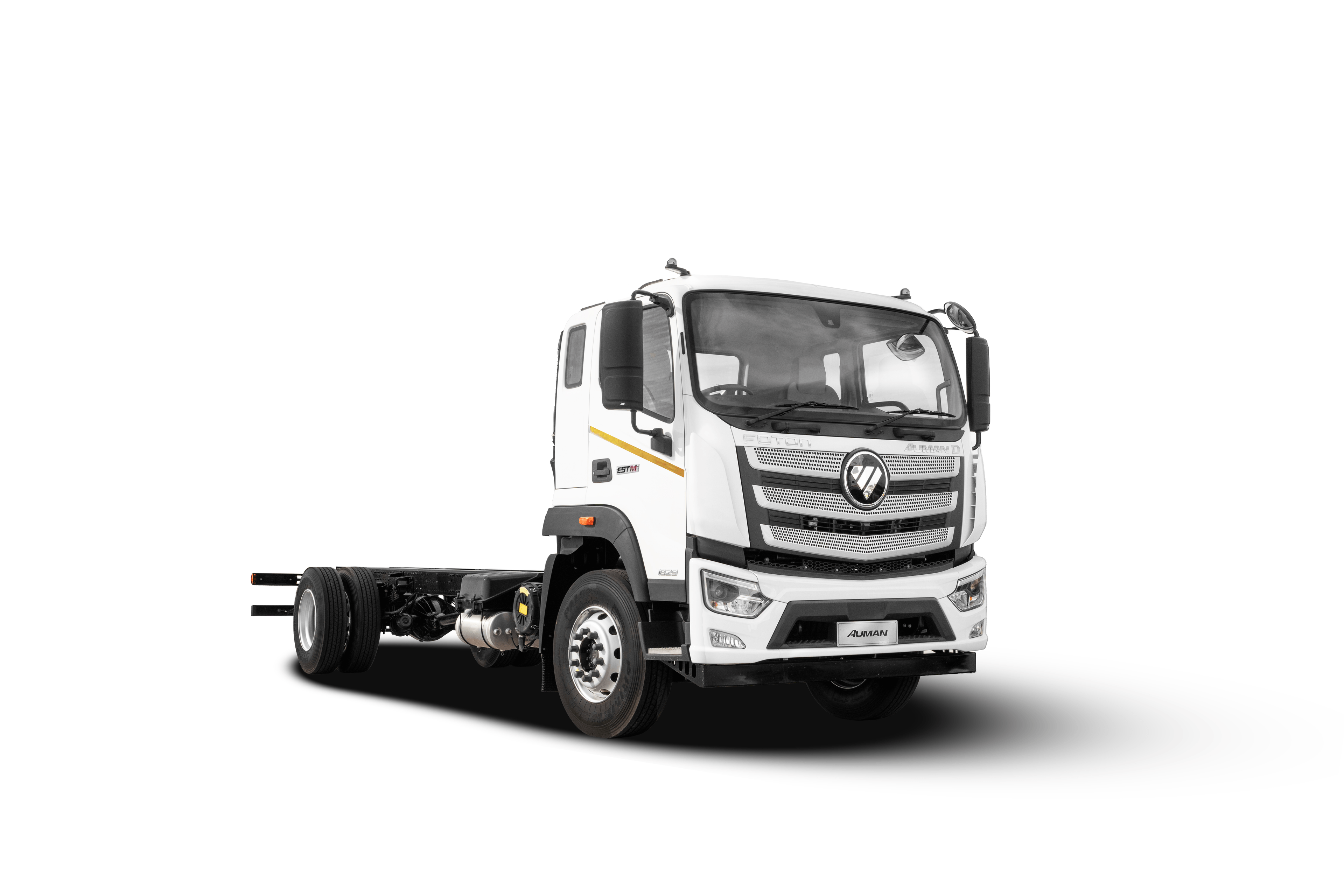 White Foton Auman 10 270 MT exterior view