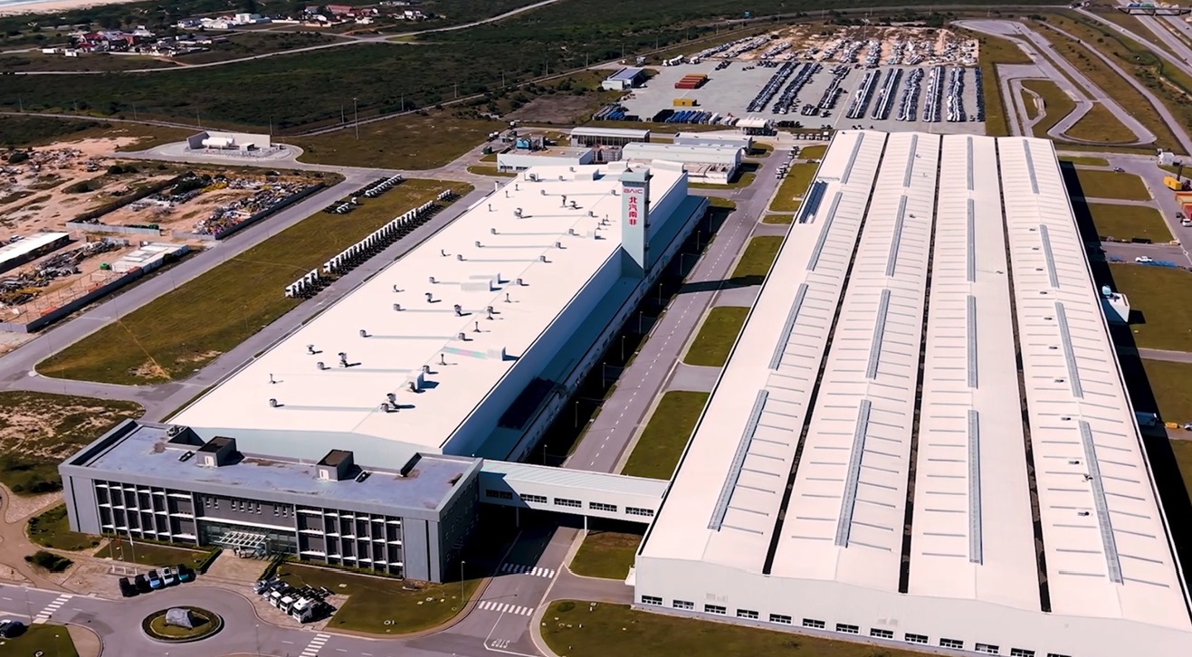Aerial view of the BAIC South Africa Plant